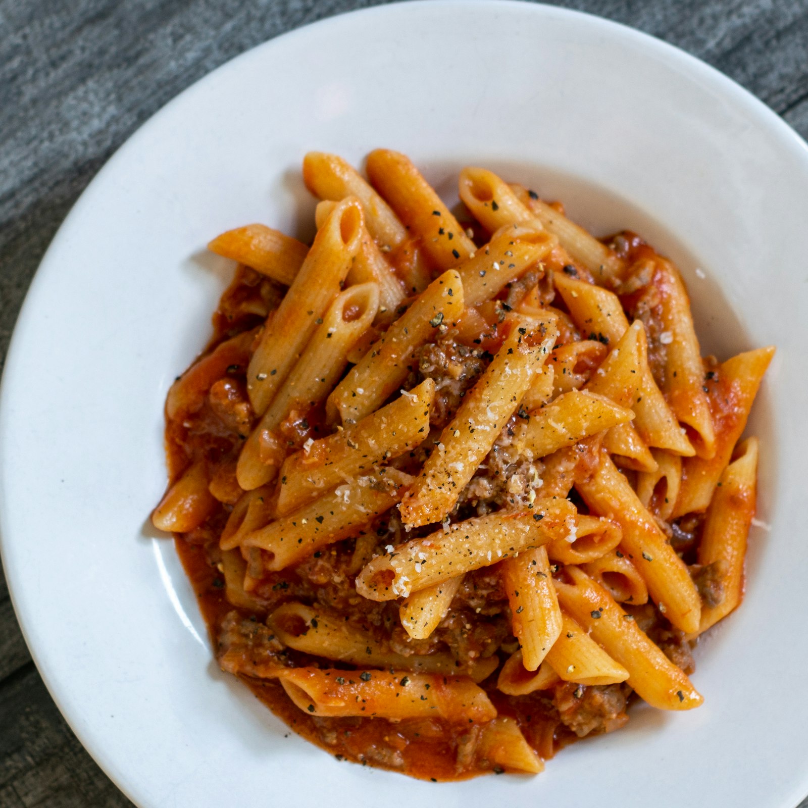 Sunday gravy penne